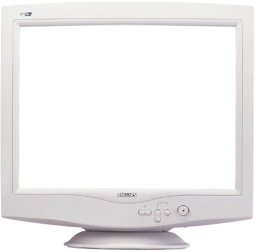 CRT monitor frame